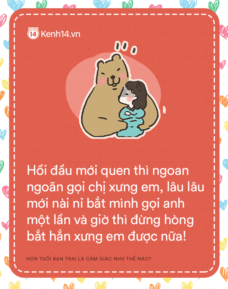 Yêu người kém tuổi như Chị đẹp là cảm giác như thế nào? Yêu người kém tuổi như Chị đẹp là cảm giác như thế nào?